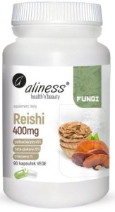 Reishi ekstrakt owocniki 400 mg 90 kapsułek  ALINESS