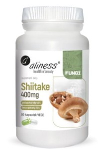 Shiitake 400 mg 90 kapsułek ALINESS