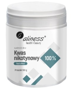 Kwas nikotynowy 100 g proszek ALINESS
