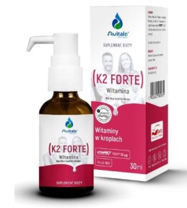 Witamina K2 FORTE Vita MK7 50µg 30 ml AVITALE