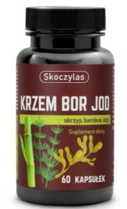 Krzem, Bor, Jod - skrzyp, bambus, algi 60 kapsułek MAREK SKOCZYLAS