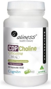 CDP Choline (Citicoline) 250 mg 60 kapsułek ALINESS