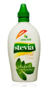 Słodzik w płynie Stewia 75ml ZIELONY LISTEK